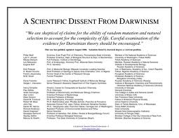dissent from Darwinism